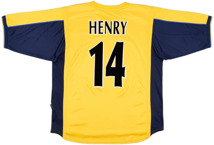 1999-01 Arsenal Away Shirt Henry #14 - 8/10 - (XL)