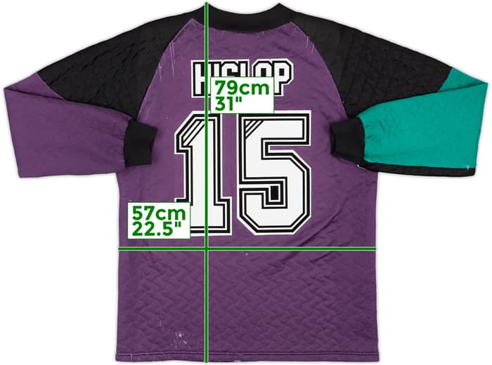 1995-96 Newcastle GK Shirt Hislop #15 - 7/10 - (S)