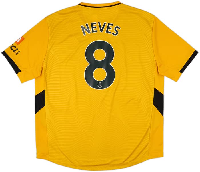 2021-22 Wolves Home Shirt Neves #8 - 8/10 - (XXL)