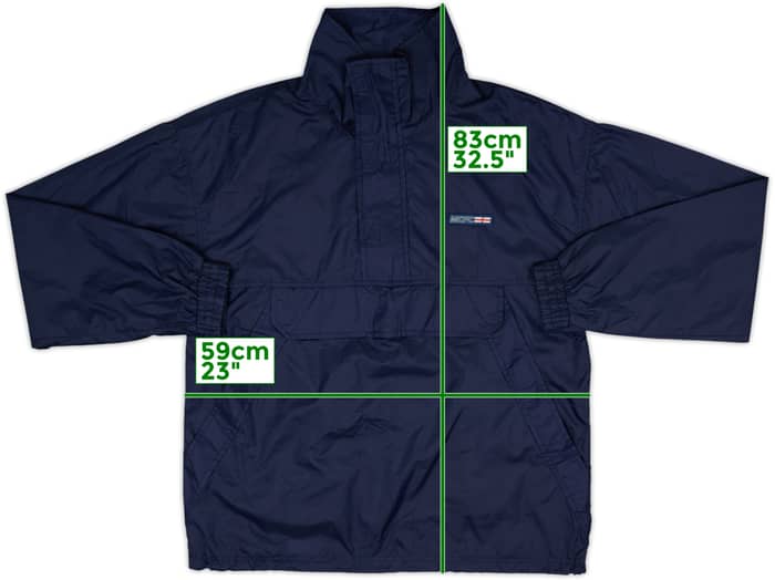 2002-03 Manchester City Le Coq Sportif 1/4 Zip Training Top - 9/10 - (S)