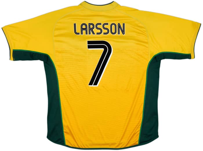 2002-03 Celtic Away Shirt Larsson #7 - 6/10 - (XXL)
