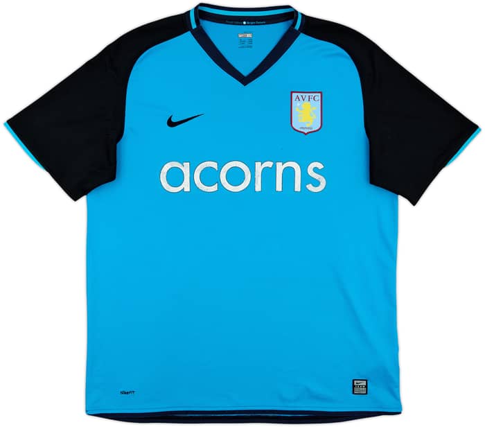 2008-09 Aston Villa Away Shirt Milner #8 - 5/10 - (XL)