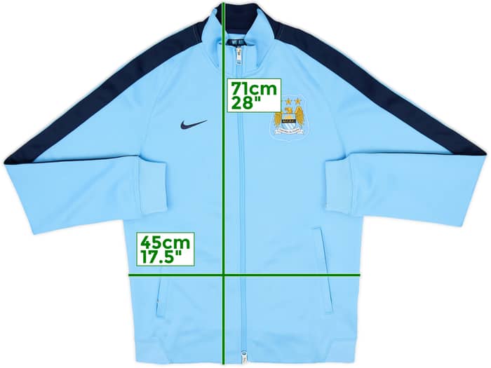 2014-15 Manchester City Nike Track Jacket - 8/10 - (S)