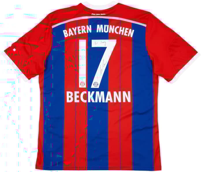 2014-15 Bayern Munich Frauen Home Signed Shirt Beckmann #17 - 8/10 - (XL)