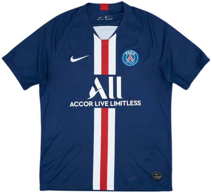 2019-20 Paris Saint-Germain Home Shirt Mbappe #7 - 10/10 - (L)