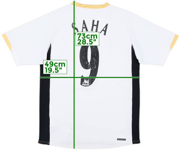 2006-08 Manchester United Away Shirt Saha #9 - 6/10 - (S)