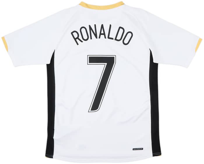2006-08 Manchester United Away Shirt Ronaldo #7 - 10/10 - (XL.Boys)