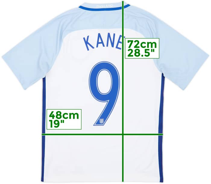 2016-17 England Home Shirt Kane #9 - 6/10 - (S)