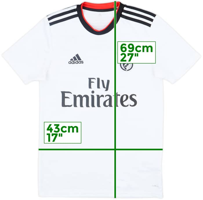 2018-19 Benfica Away Shirt - 6/10 - (XS)
