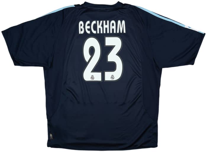 2003-04 Real Madrid Away Shirt Beckham #23 - 8/10 - (XL)
