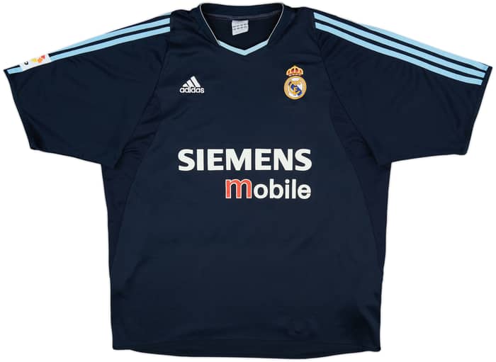 2003-04 Real Madrid Away Shirt Beckham #23 - 8/10 - (XL)