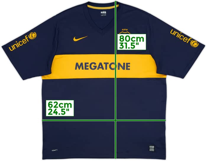 2008-09 Boca Juniors Home Shirt - 8/10 - (XXL)