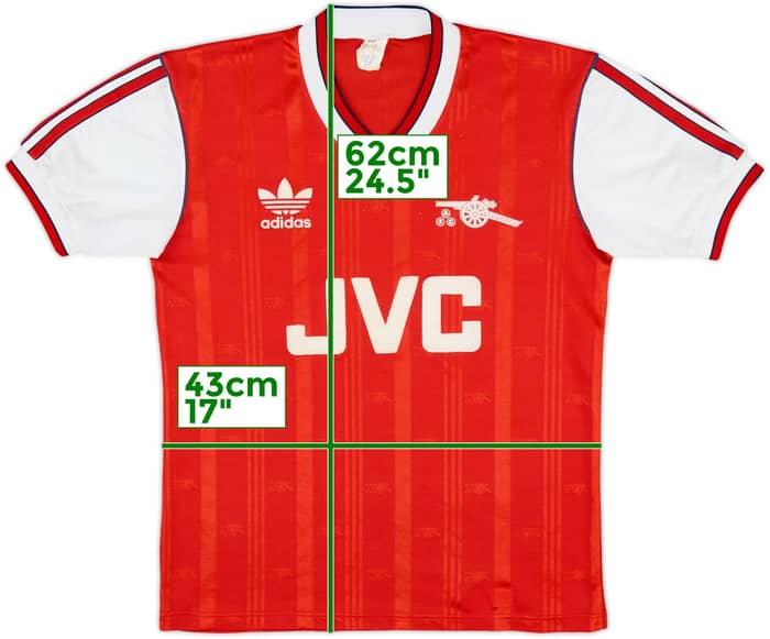 1986-88 Arsenal Home Shirt - 8/10 - (S)