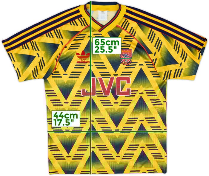 1991-93 Arsenal Away Shirt - 8/10 - (S)