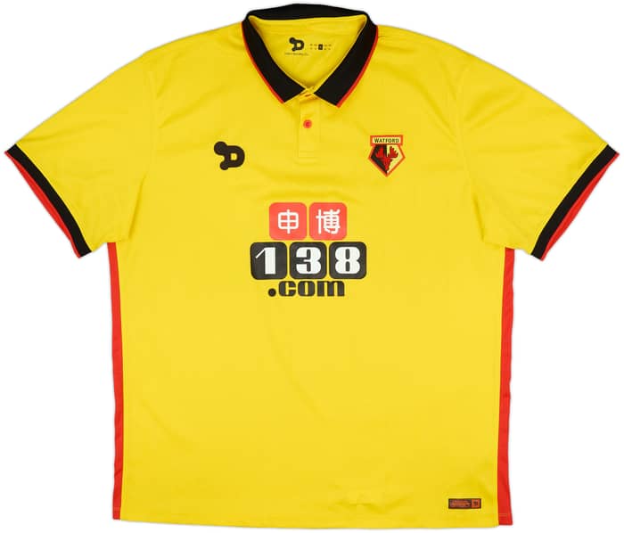 2016-17 Watford Home Shirt Deeney #9 - 8/10 - (XL)