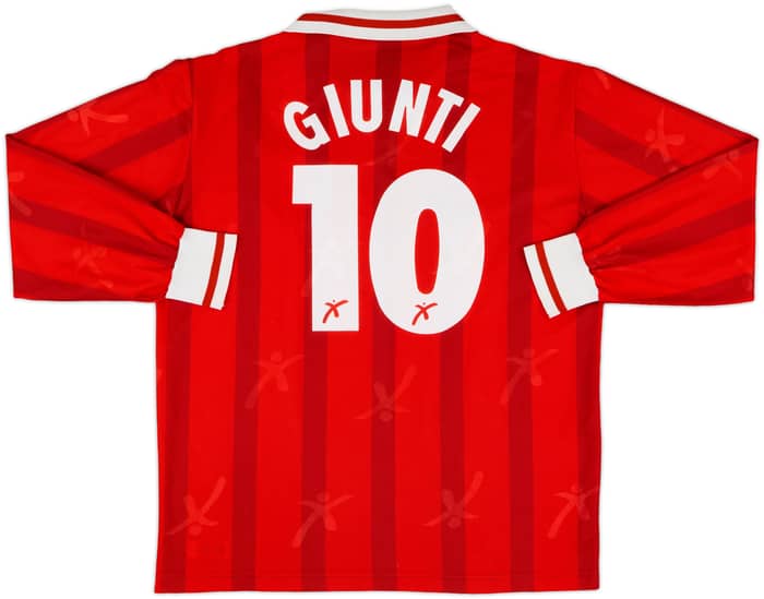 1996-97 Perugia Home L/S Shirt Giunti #10 - 6/10 - (XL)
