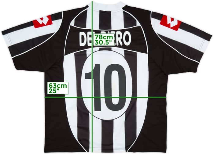 2002-03 Juventus Home Shirt Del Piero #10 - 6/10 - (XXL)