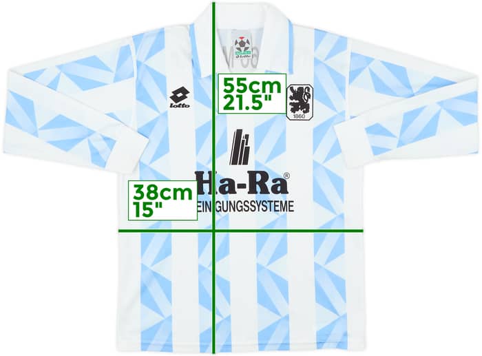 1993-94 1860 Munich Home L/S Shirt - 7/10 - (L.Boys)