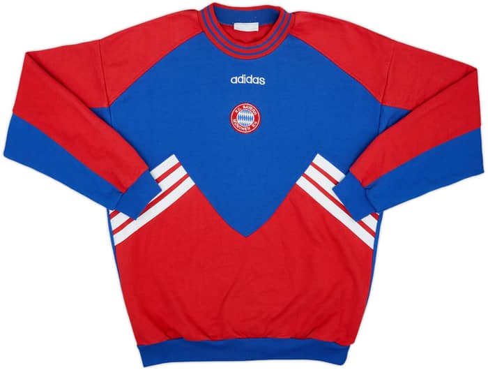 1993-95 Bayern Munich adidas Sweat Top - 8/10 - (L)