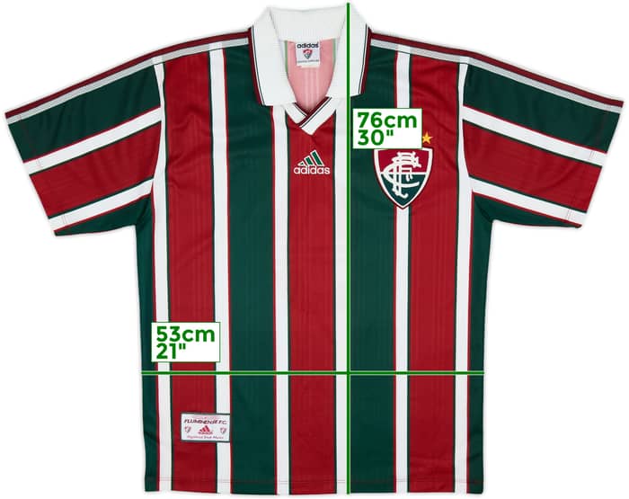 1998-00 Fluminense Home Shirt #9 - 10/10 - (L)