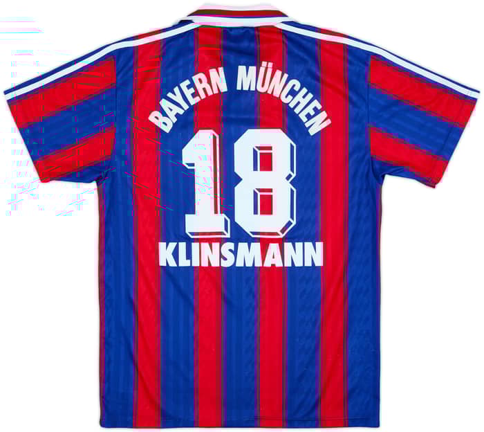 1995-97 Bayern Munich Home Shirt Klinsmann #18 - 5/10 - (S)