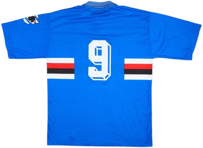 1992-94 Sampdoria Home Shirt #9 - 5/10 - (XL)