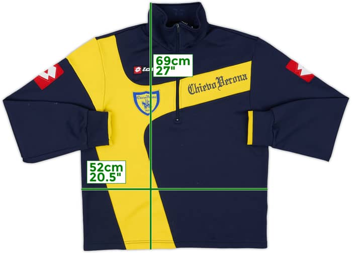 2005-06 Chievo Verona Lotto 1/4 Zip Drill Top - 8/10 - (M)