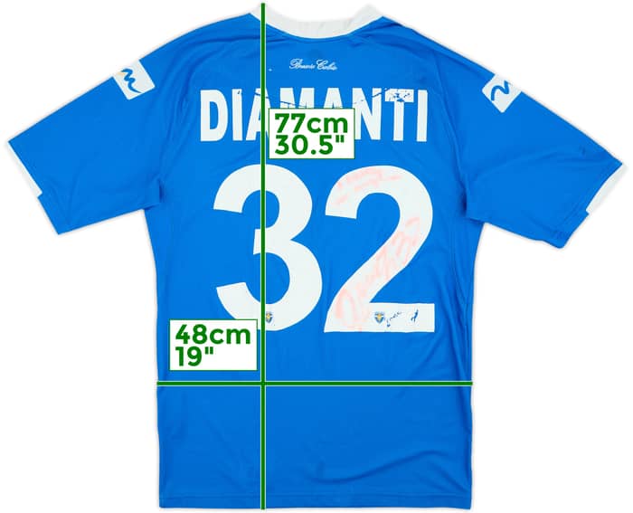 2010-11 Brescia Home Shirt Diamanti #32 - 4/10 - (M)