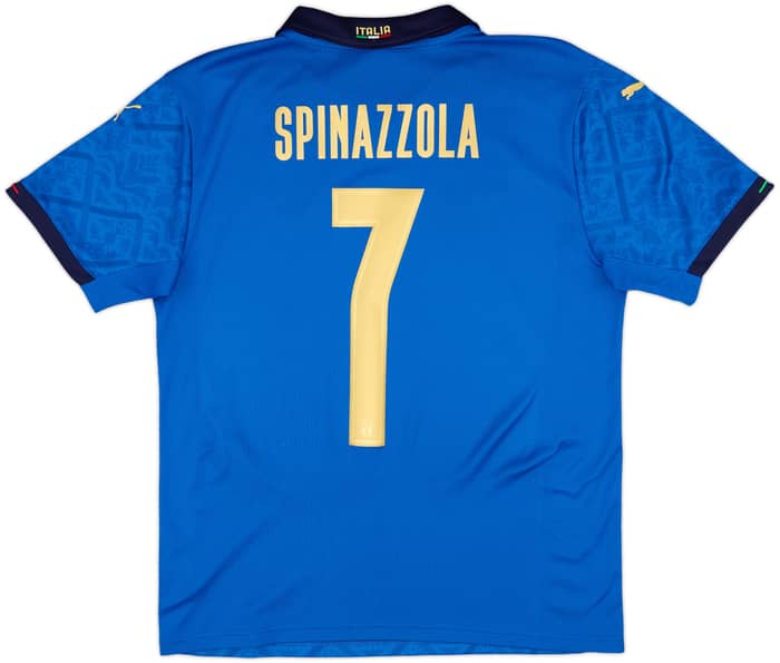 2020-21 Italy Home Shirt Spinazzola #7 - 10/10 - (M)