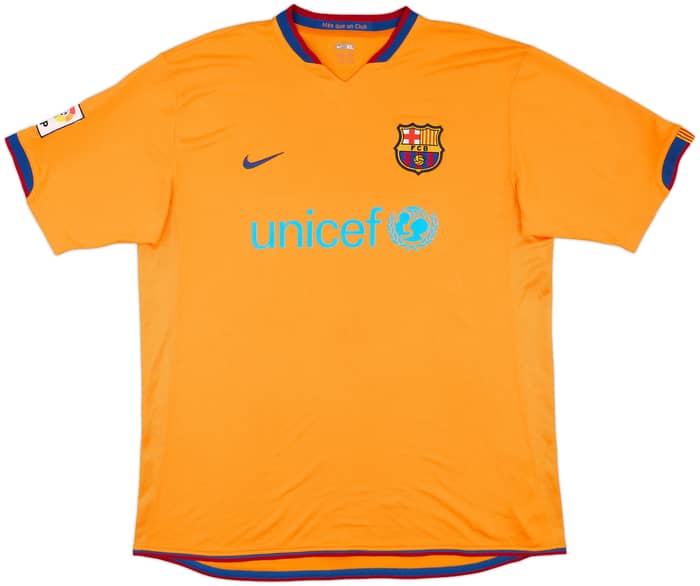 2006-08 Barcelona Away Shirt Ronaldinho #10 - 8/10 - (XL)