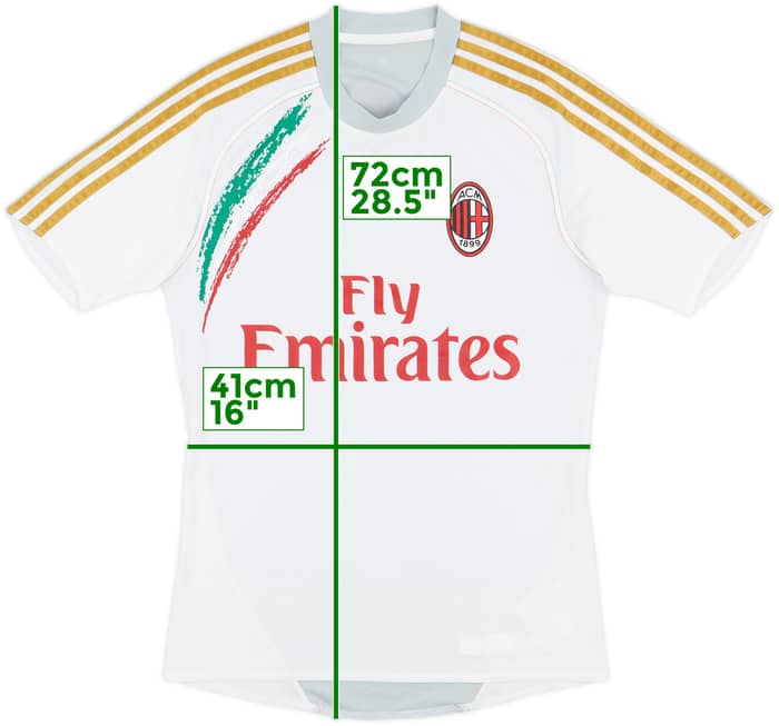 2013-14 AC Milan adidas Training Shirt - 9/10 - (S)