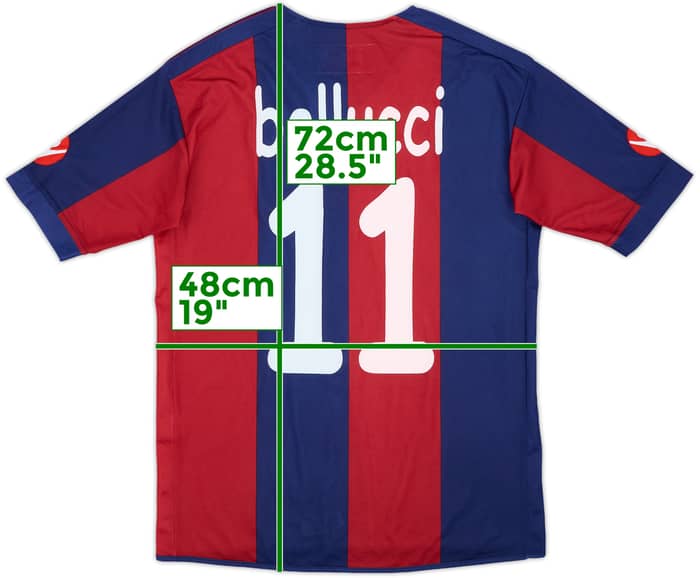 2006-07 Bologna Home Shirt Bellucci #11 - 9/10 - (L)