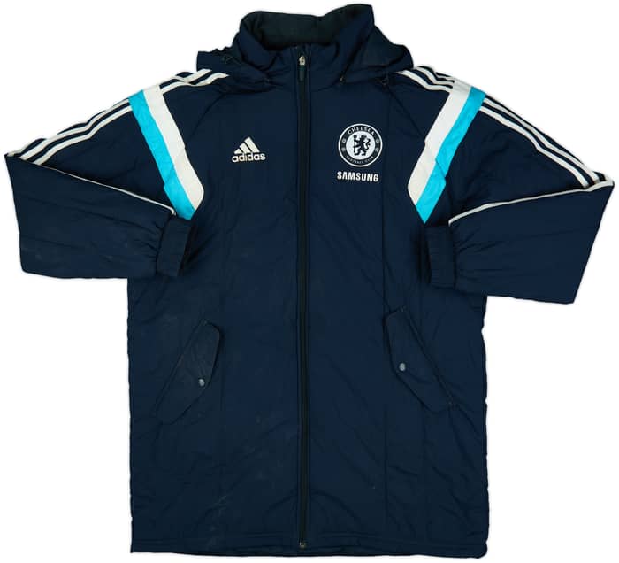 2014-15 Chelsea adidas Padded Bench Coat - 6/10 - (L)