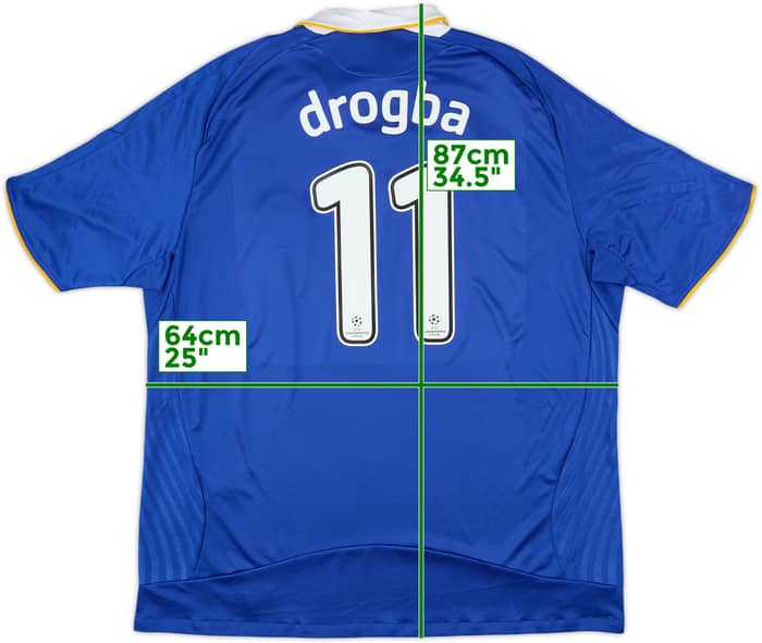 2008-09 Chelsea Home Shirt Drogba #11 - 6/10 - (XXL)
