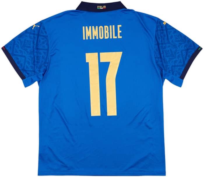2020-21 Italy Authentic Home Shirt Immobile #17 - 8/10 - (XL)