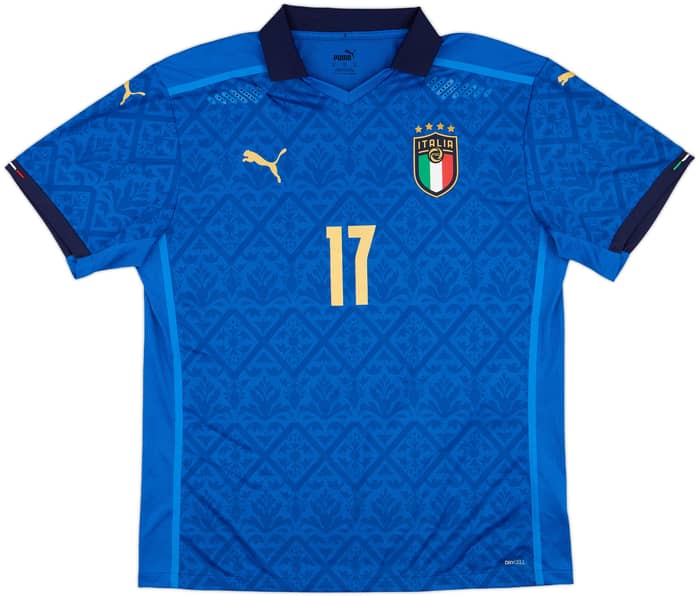 2020-21 Italy Authentic Home Shirt Immobile #17 - 8/10 - (XL)