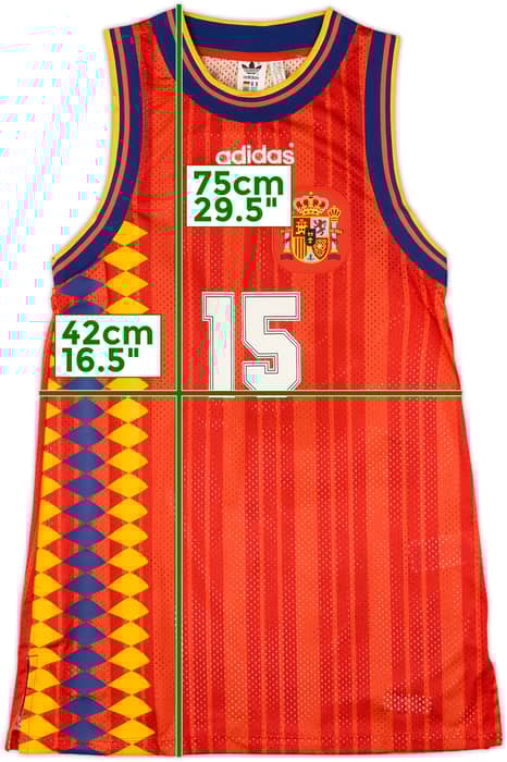 2018 Spain '1994' Retro Dress #15 - 6/10 - (Women's S)