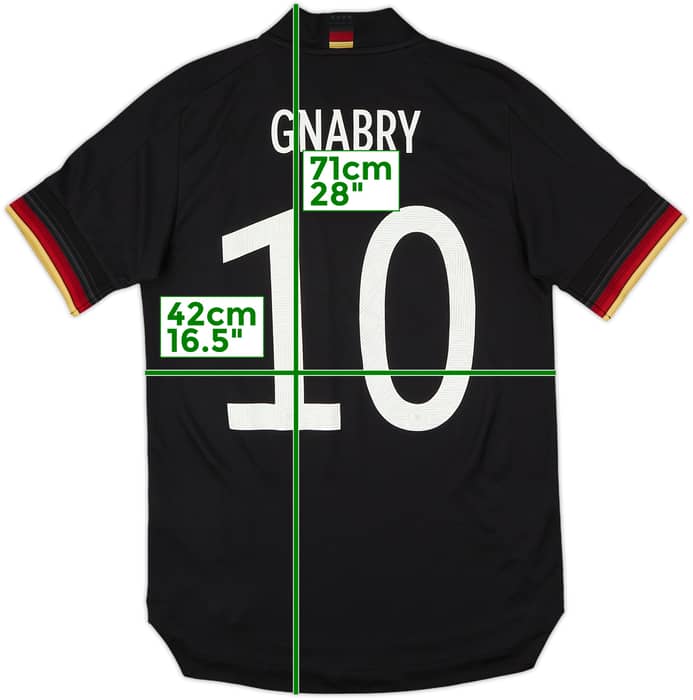 2020-21 Germany Authentic Away Shirt Gnabry #10 - 9/10 - (S)