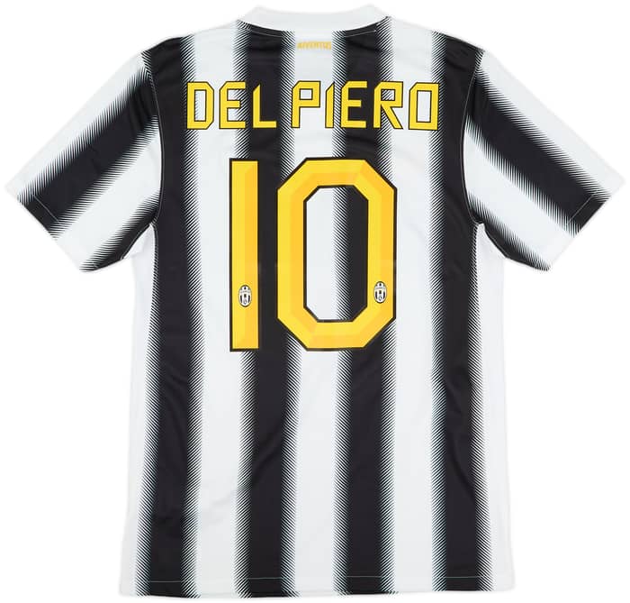 2011-12 Juventus Home Shirt Del Piero #10 - 6/10 - (S)