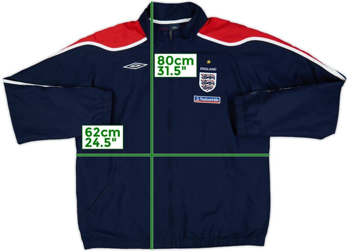 2007-09 England Umbro Track Jacket - 7/10 - (XL)
