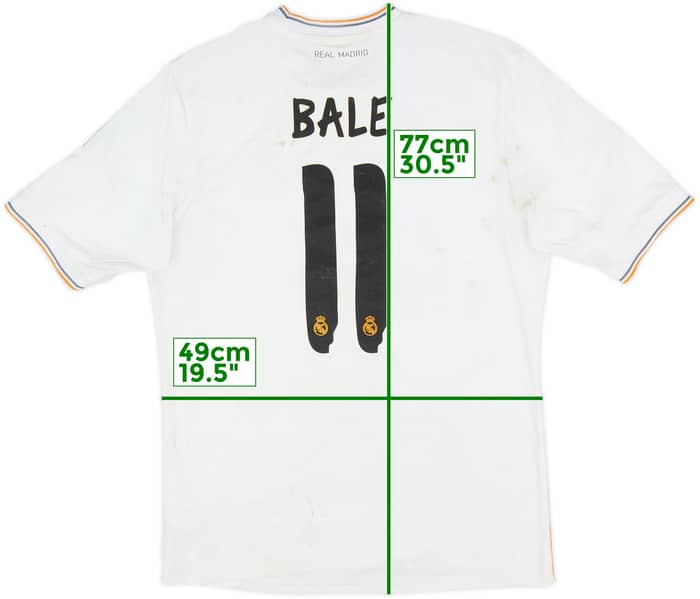 2013-14 Real Madrid Home Shirt Bale #11 - 4/10 - (L)