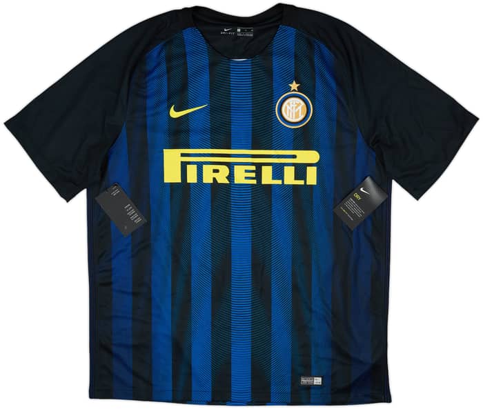 2016-17 Inter Milan Signed Home Shirt Icardi #9 (XL)
