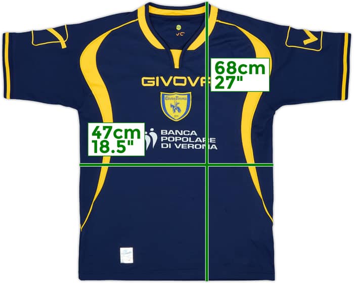 2009-10 Chievo Verona Givova Training Shirt - 7/10 - (S)