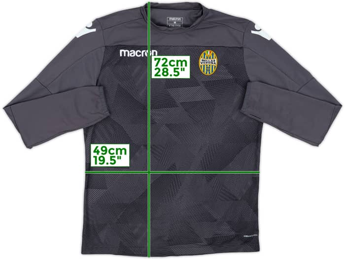 2020-21 Hellas Verona Macron Drill Top - 8/10 - (M)