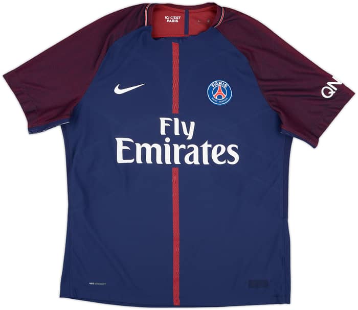 2017-18 Paris Saint-Germain Authentic Home Shirt Mbappe #29 - 8/10 - (XL)