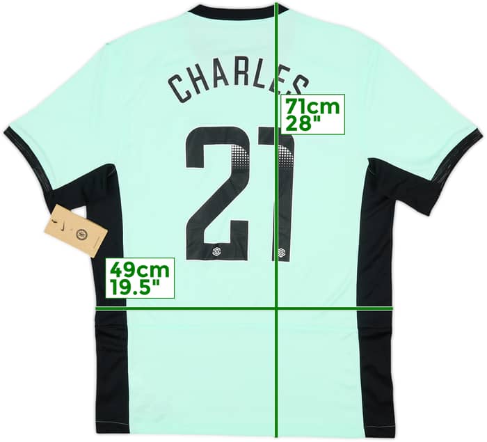 2023-24 Chelsea Womens Third Shirt Charles #21 (Men's M)