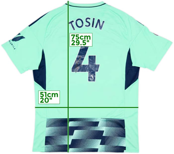 2022-23 Fulham Signed Away Shirt Tosin #4 (L)