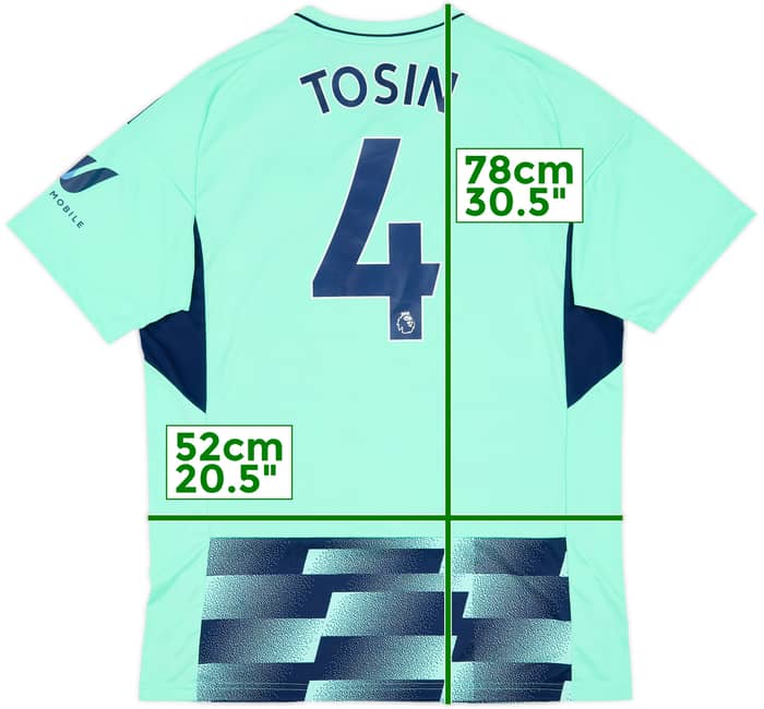 2022-23 Fulham Away Shirt Tosin #4 - 10/10 - (L)