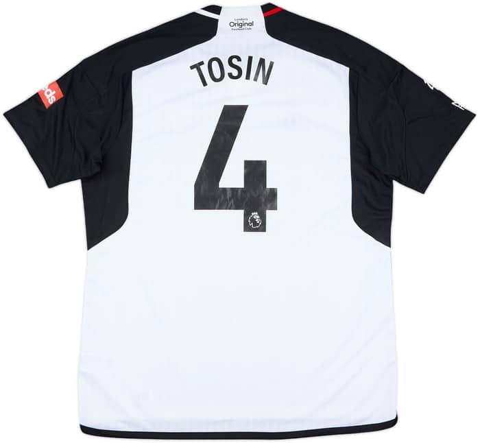 2023-24 Fulham Match Issue Home Shirt Tosin #4