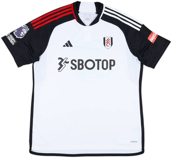 2023-24 Fulham Match Issue Home Shirt Tosin #4